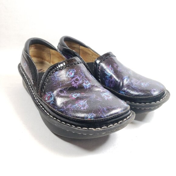 Alegria Women's Size 6.5 Debra Peacock Professional Clog Purple - Picture 1 of 9
